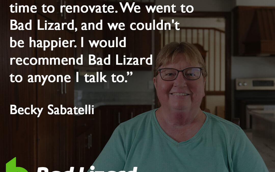 Becky Sabatelli’s Countertop Installation Experience with Bad Lizard